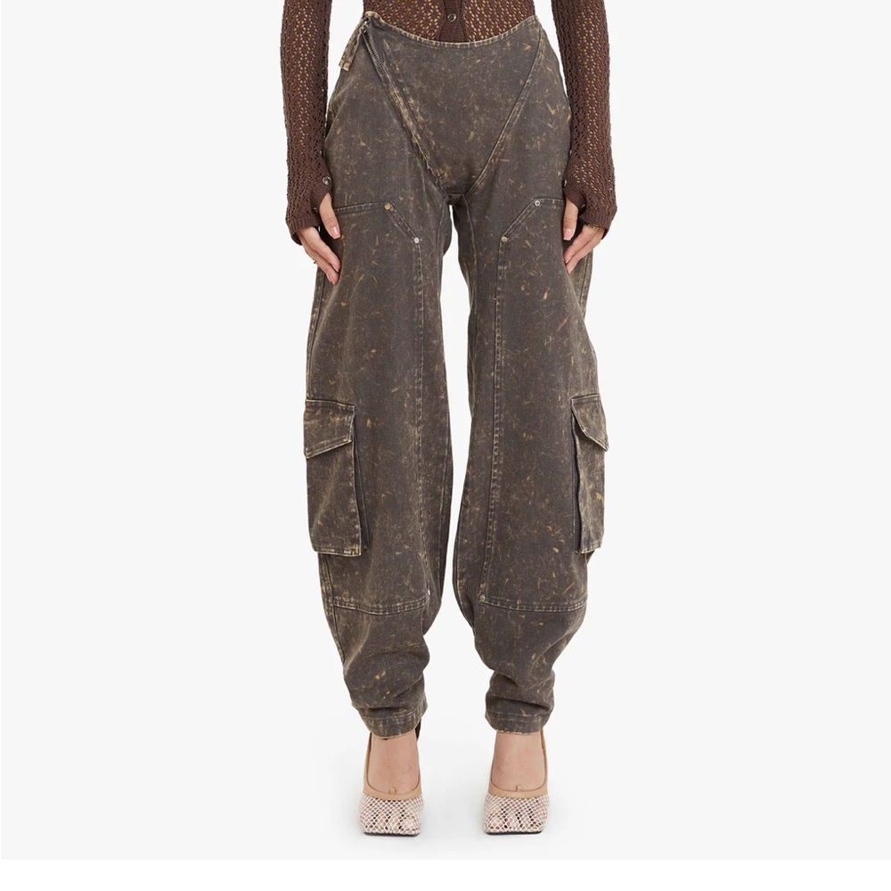 Ruve Brown Wide Leg Pants